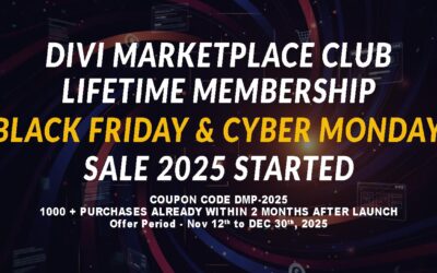 Black Friday Spot Light Divi Marketplace Club Membership – Huge Divi Layout Library